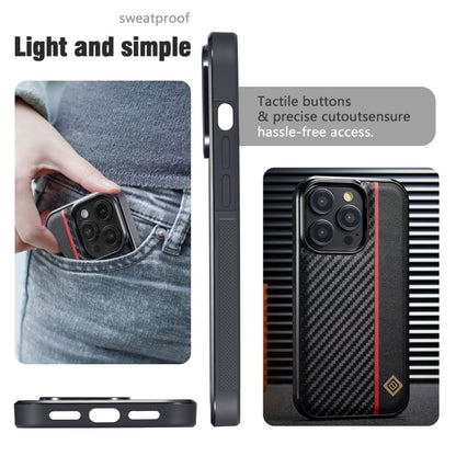 For Samsung Galaxy S22 LC.IMEEKE 3 in 1 Carbon Fiber Texture Shockproof Phone Case(Black) - Galaxy S22 5G Cases by LC.IMEEKE | Online Shopping South Africa | PMC Jewellery