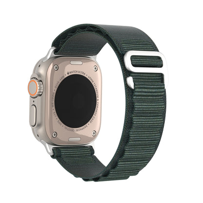 For Apple Watch SE 40mm DUX DUCIS GS Series Nylon Loop Watch Band(Green) - Watch Bands by DUX DUCIS | Online Shopping South Africa | PMC Jewellery | Buy Now Pay Later Mobicred