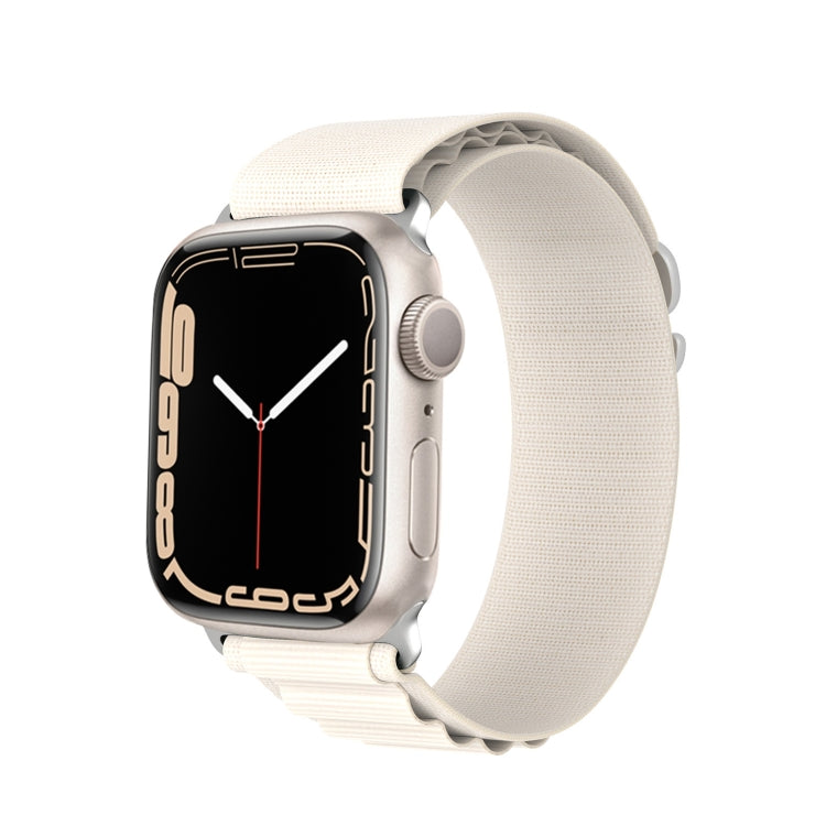 For Apple Watch Series 3 38mm DUX DUCIS GS Series Nylon Loop Watch Band(Starlight) - Watch Bands by DUX DUCIS | Online Shopping South Africa | PMC Jewellery | Buy Now Pay Later Mobicred