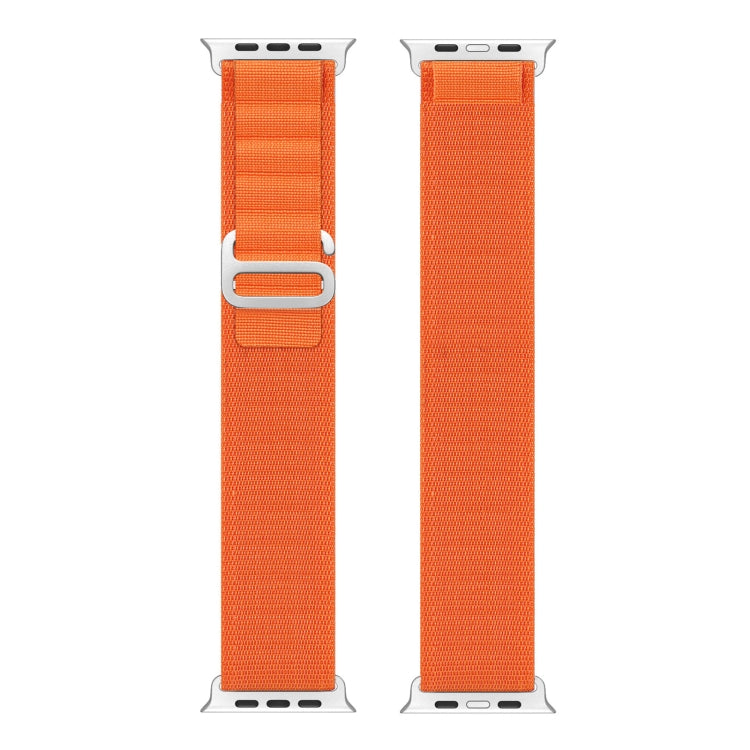 For Apple Watch 42mm DUX DUCIS GS Series Nylon Loop Watch Band(Orange) - Watch Bands by DUX DUCIS | Online Shopping South Africa | PMC Jewellery | Buy Now Pay Later Mobicred