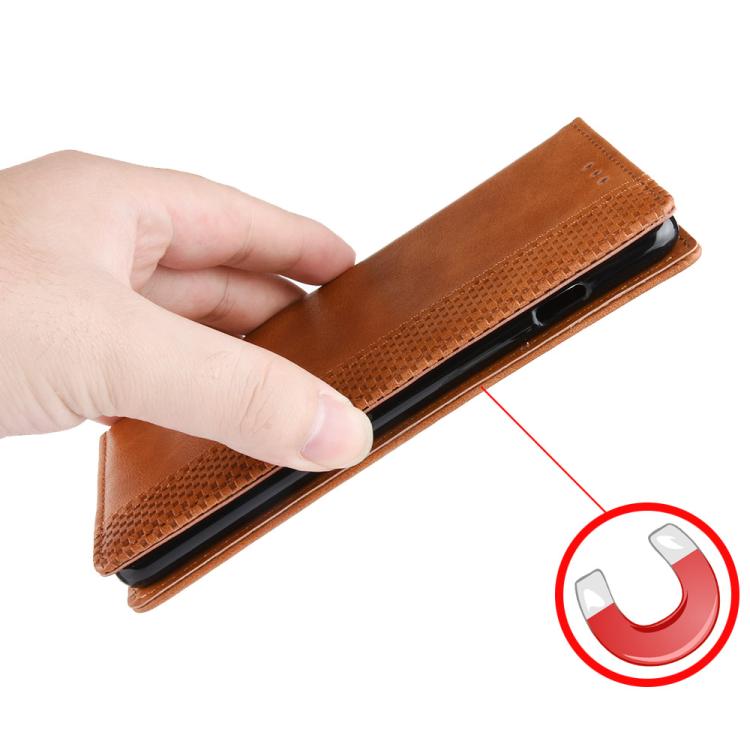 For Ulefone Note 20 Pro Magnetic Buckle Retro Texture Leather Phone Case(Brown) - Ulefone Cases by PMC TechLife | Online Shopping South Africa | PMC TechLife | Buy Now Pay Later Mobicred