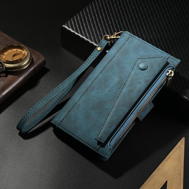 For iPhone 16e ESEBLE Retro Frosted RFID Flip Leather Phone Case(Dark Green) - iPhone 16e Cases by ESEBLE | Online Shopping South Africa | PMC TechLife | Buy Now Pay Later Mobicred