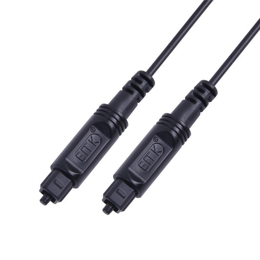 20m EMK OD2.2mm Digital Audio Optical Fiber Cable Plastic Speaker Balance Cable(Black) - Audio Optical Cables by EMK | Online Shopping South Africa | PMC Jewellery | Buy Now Pay Later Mobicred