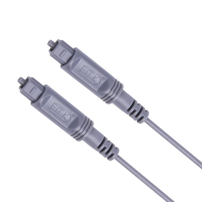 30m EMK OD2.2mm Digital Audio Optical Fiber Cable Plastic Speaker Balance Cable(Silver Grey) - Audio Optical Cables by EMK | Online Shopping South Africa | PMC Jewellery | Buy Now Pay Later Mobicred