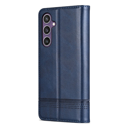 For Samsung Galaxy S24+ 5G AZNS Magnetic Calf Texture Flip Leather Phone Case(Dark Blue) - Galaxy S24+ 5G Cases by AZNS | Online Shopping South Africa | PMC Jewellery | Buy Now Pay Later Mobicred