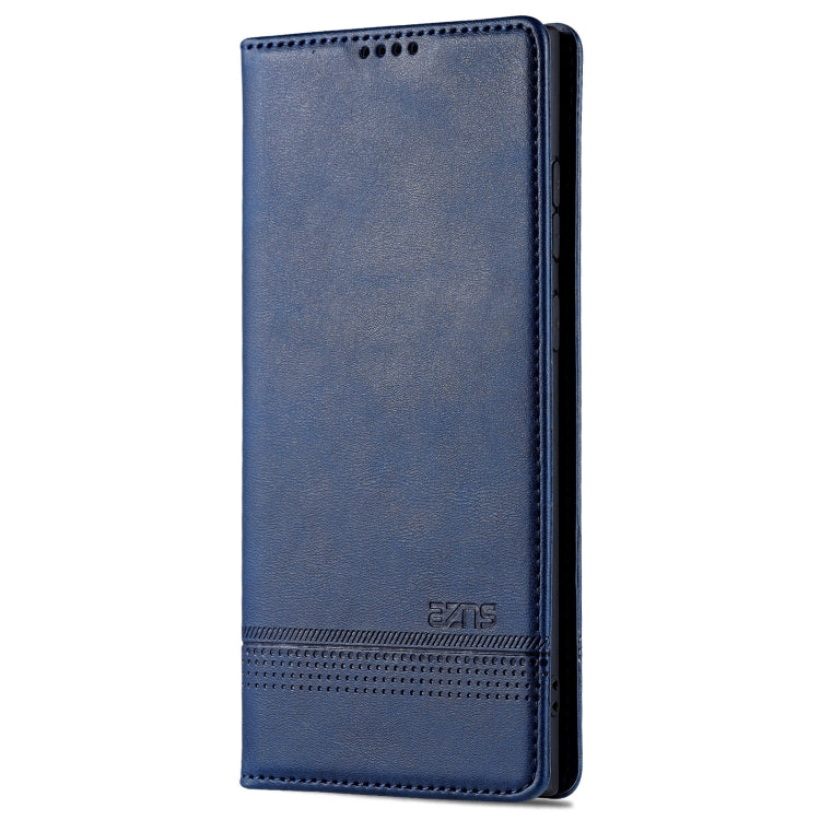 For Samsung Galaxy S24 Ultra 5G AZNS Magnetic Calf Texture Flip Leather Phone Case(Dark Blue) - Galaxy S24 Ultra 5G Cases by AZNS | Online Shopping South Africa | PMC Jewellery | Buy Now Pay Later Mobicred