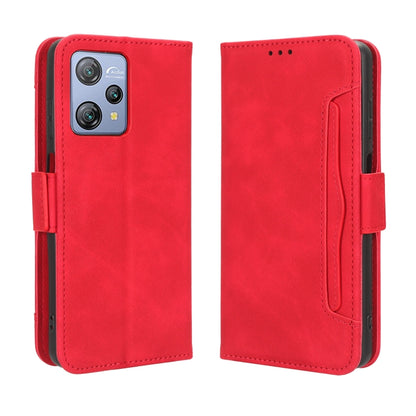 For Blackview A53 / A53 Pro Skin Feel Calf Texture Card Slots Leather Phone Case(Red) - More Brand by PMC Jewellery | Online Shopping South Africa | PMC Jewellery