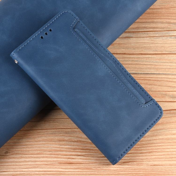 For Ulefone Note 18 Ultra Skin Feel Calf Texture Card Slots Leather Phone Case(Blue) - Ulefone Cases by PMC Jewellery | Online Shopping South Africa | PMC Jewellery | Buy Now Pay Later Mobicred