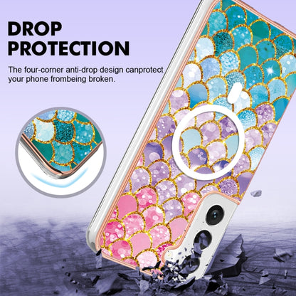 For Samsung Galaxy S23+ 5G Marble Pattern Dual-side IMD Magsafe TPU Phone Case(Colorful Scales) - Galaxy S23+ 5G Cases by PMC Jewellery | Online Shopping South Africa | PMC Jewellery