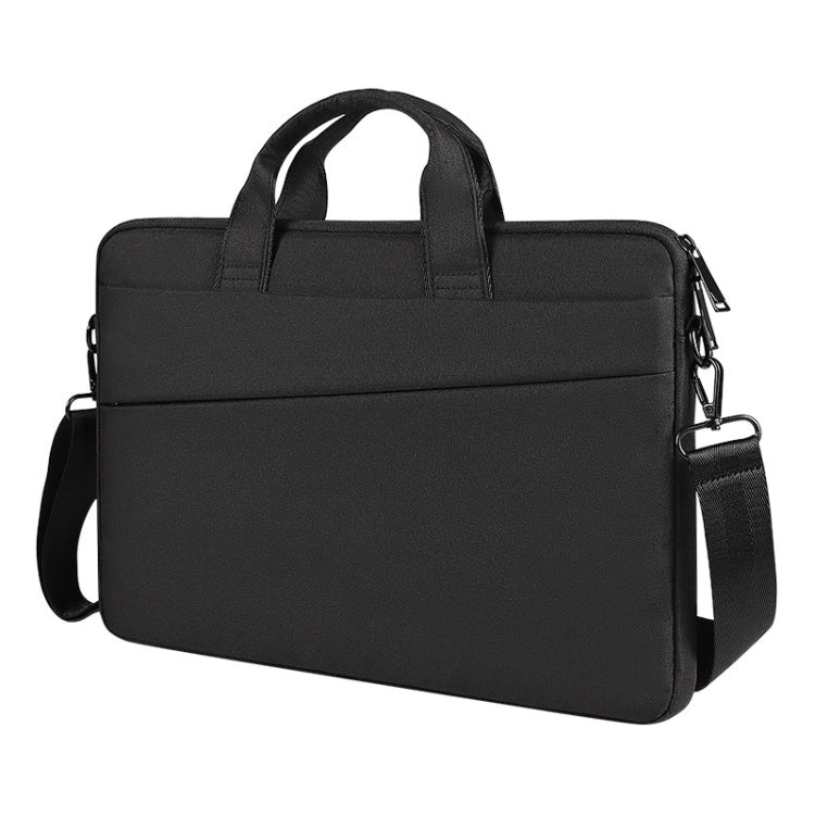 For 15.6 inch ST01S Waterproof Oxford Laptop Diagonal Shoulder Handbag(Black) - 13.3 inch by PMC Jewellery | Online Shopping South Africa | PMC Jewellery | Buy Now Pay Later Mobicred