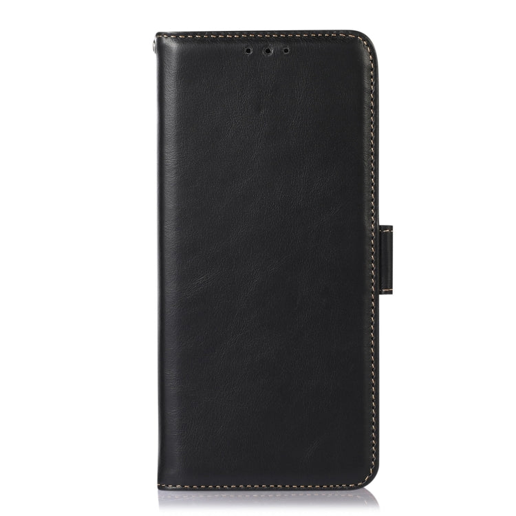 For Honor Play 60 Plus / 200 Smart Crazy Horse Top Layer Cowhide Leather Phone Case(Black) - Honor Cases by PMC TechLife | Online Shopping South Africa | PMC TechLife | Buy Now Pay Later Mobicred