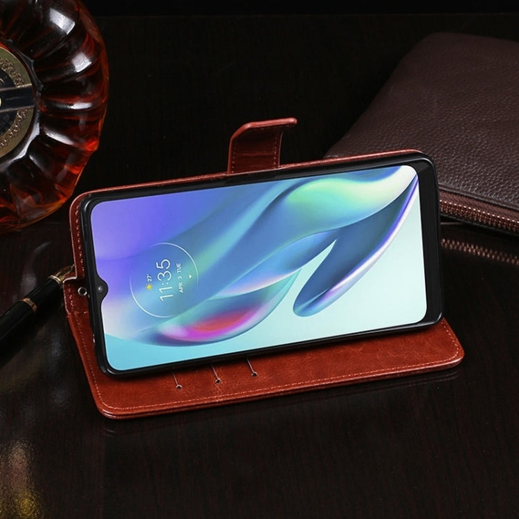 For Realme 11 Pro idewei Crazy Horse Texture Leather Phone Case with Holder(White) - Realme Cases by idewei | Online Shopping South Africa | PMC TechLife | Buy Now Pay Later Mobicred