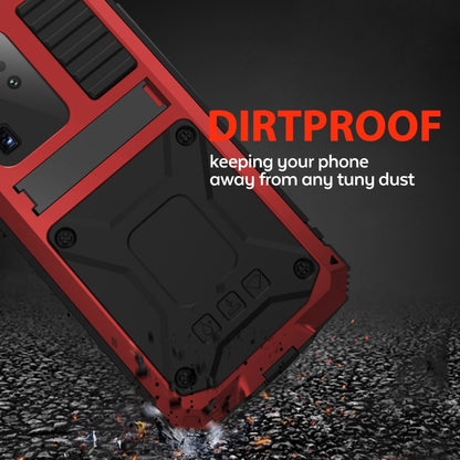 For Samsung Galaxy S20 Plus R-JUST Waterproof Shockproof Dustproof Metal + Silicone Protective Case(Red) - Galaxy Phone Cases by R-JUST | Online Shopping South Africa | PMC Jewellery | Buy Now Pay Later Mobicred