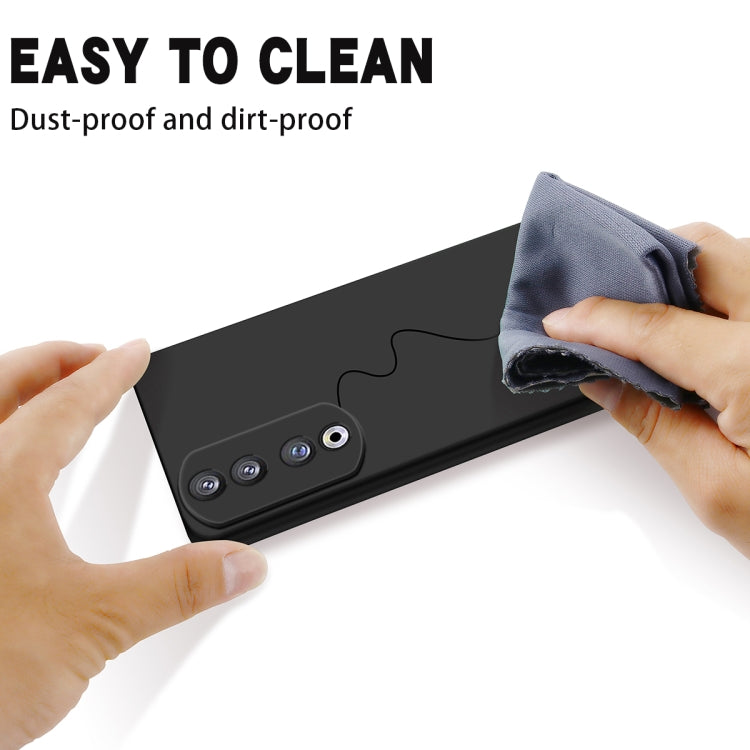 For Honor 90 Pro Solid Color Liquid Silicone Dropproof Full Coverage Phone Case(Black) - free shipping - PMC TechLife - Order now!