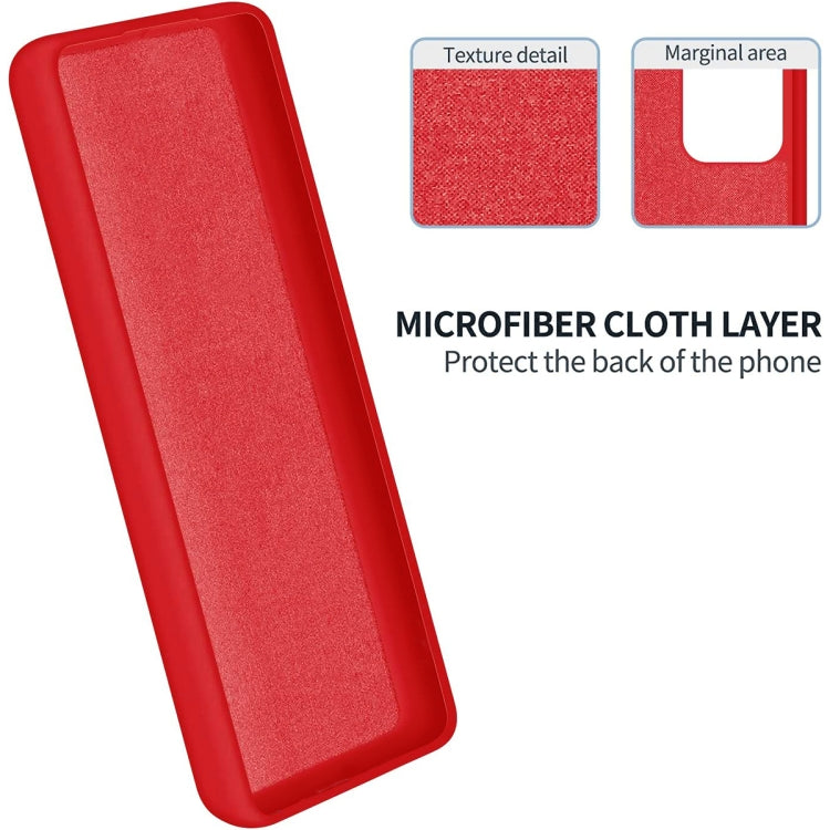 For Honor 90 Pro Pure Color Liquid Silicone Shockproof Phone Case(Red) - Honor Cases by PMC TechLife | Online Shopping South Africa | PMC TechLife | Buy Now Pay Later Mobicred