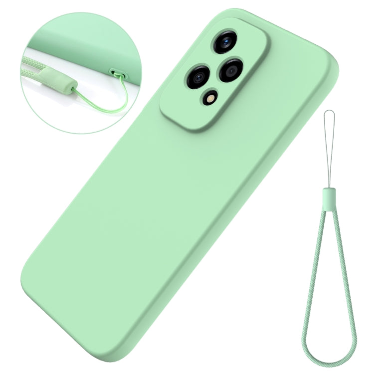 For Honor 200 Lite Global Solid Color Liquid Silicone Dropproof Full Coverage Phone Case(Green) - free shipping - PMC TechLife - Order now!
