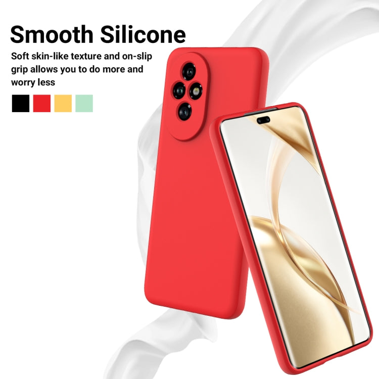 For Honor 200 Solid Color Liquid Silicone Dropproof Full Coverage Phone Case(Red) - free shipping - PMC TechLife - Order now!