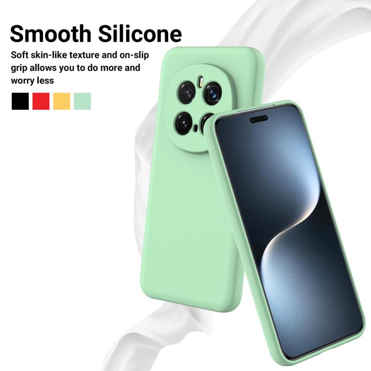 For Honor Magic7 Pro Solid Color Liquid Silicone Dropproof Full Coverage Phone Case(Green) - free shipping - PMC TechLife - Order now!