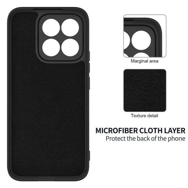 For Honor X8c 4G Solid Color Liquid Silicone Dropproof Full Coverage Phone Case(Black) - free shipping - PMC TechLife - Order now!