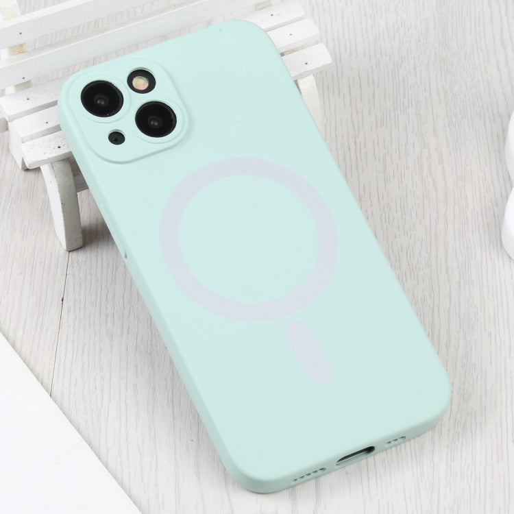For iPhone 15 Liquid Silicone Magsafe Phone Case(Light Cyan) - free shipping - PMC TechLife - Order now!