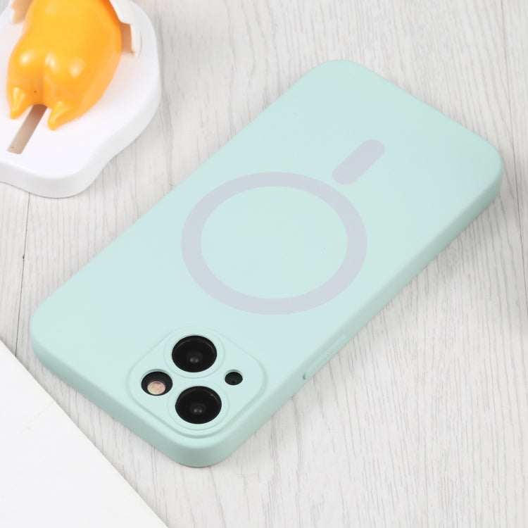 For iPhone 15 Liquid Silicone Magsafe Phone Case(Light Cyan) - free shipping - PMC TechLife - Order now!