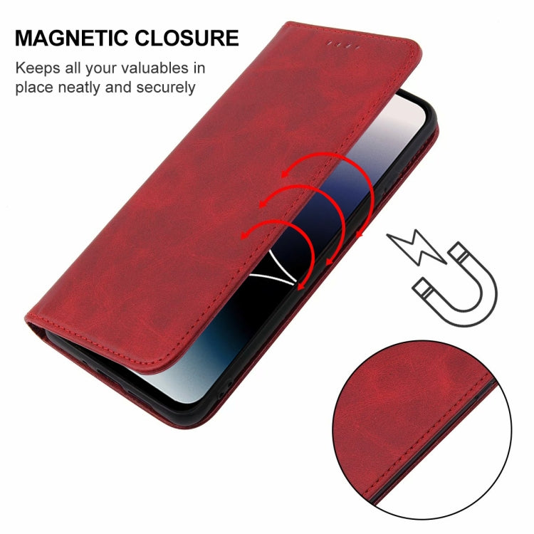 For Ulefone Note 16 Pro Magnetic Closure Leather Phone Case(Red) - Ulefone Cases by PMC Jewellery | Online Shopping South Africa | PMC Jewellery | Buy Now Pay Later Mobicred