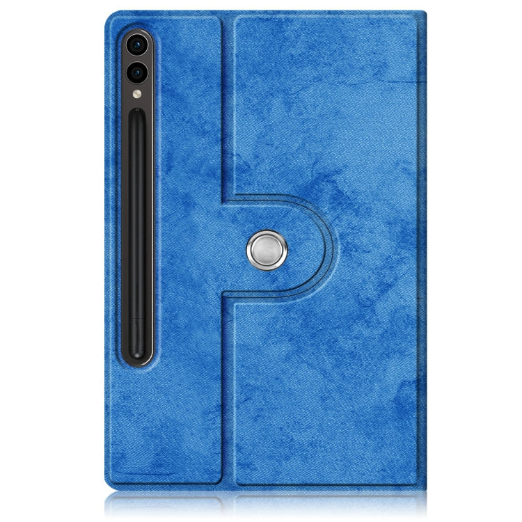 For Samsung Galaxy Tab S9 360 Rotation Stand Smart Leather Tablet Case(Blue) - Galaxy Tab S9 Cases by PMC Jewellery | Online Shopping South Africa | PMC Jewellery | Buy Now Pay Later Mobicred