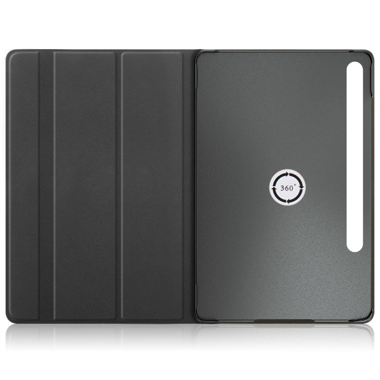 For Samsung Galaxy Tab S9+ 360 Rotation Stand Smart Leather Tablet Case(Black) - Galaxy Tab S9+ Cases by PMC Jewellery | Online Shopping South Africa | PMC Jewellery | Buy Now Pay Later Mobicred