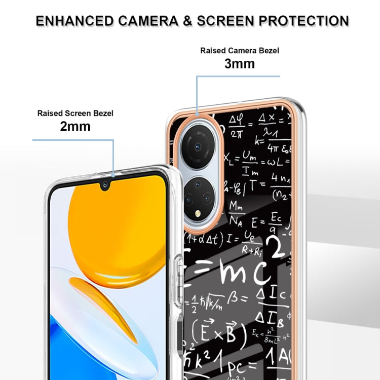 For Honor X7 Electroplating Marble Dual-side IMD Phone Case(Equation) - free shipping - PMC TechLife - Order now!