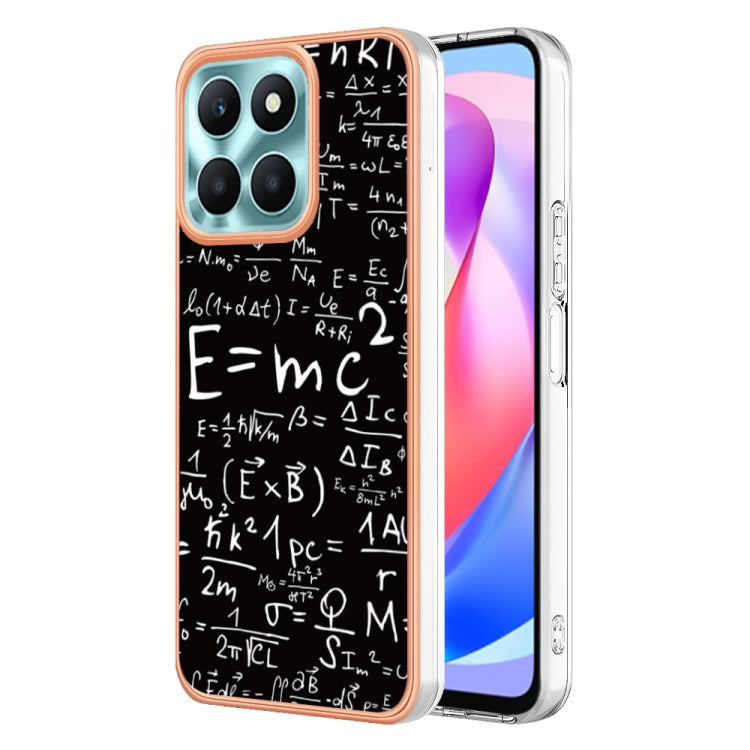 For Honor X6a Electroplating Marble Dual-side IMD Phone Case(Equation) - free shipping - PMC TechLife - Order now!