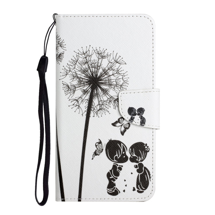 For iPhone 16 Pro 3D Colored Drawing Flip Leather Phone Case(Dandelions) - iPhone 16 Pro Cases by PMC TechLife | Online Shopping South Africa | PMC TechLife | Buy Now Pay Later Mobicred