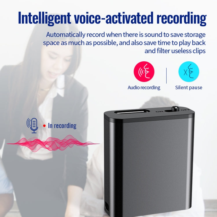 JNN Q8 Portable HD Noise Reduction Smart Voice Recorder, Memory:32GB - Recording Pen by JNN | Online Shopping South Africa | PMC Jewellery | Buy Now Pay Later Mobicred