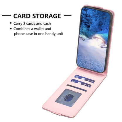 For Xiaomi 13 Diamond Lattice Vertical Flip Leather Phone Case(Pink) - 13 Cases by PMC Jewellery | Online Shopping South Africa | PMC Jewellery | Buy Now Pay Later Mobicred