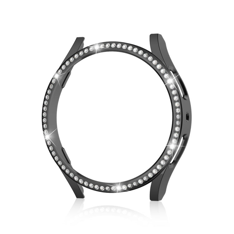 For Samsung Galaxy Watch 6 40mm Diamond Hollow PC Watch Protective Case(Black) - Watch Cases by PMC TechLife | Online Shopping South Africa | PMC TechLife