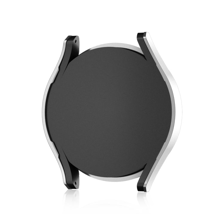 For Samsung Galaxy Watch 6 44mm Diamond Hollow PC Watch Protective Case(Silver) - Watch Cases by PMC TechLife | Online Shopping South Africa | PMC TechLife