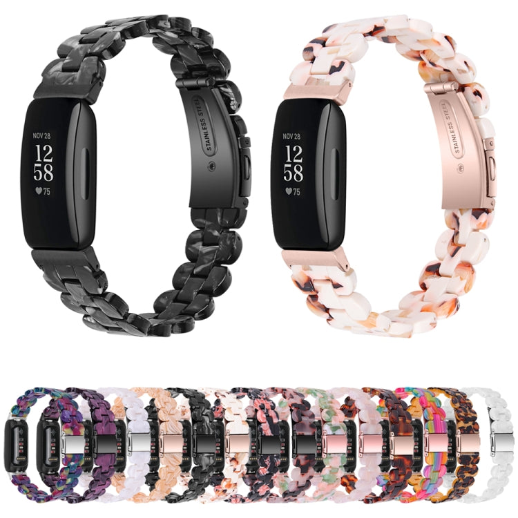 For Fitbit Inspire 3 Oval Resin Replacement Watch Band(Pink Flower) - free shipping - PMc TechLife - Order now!
