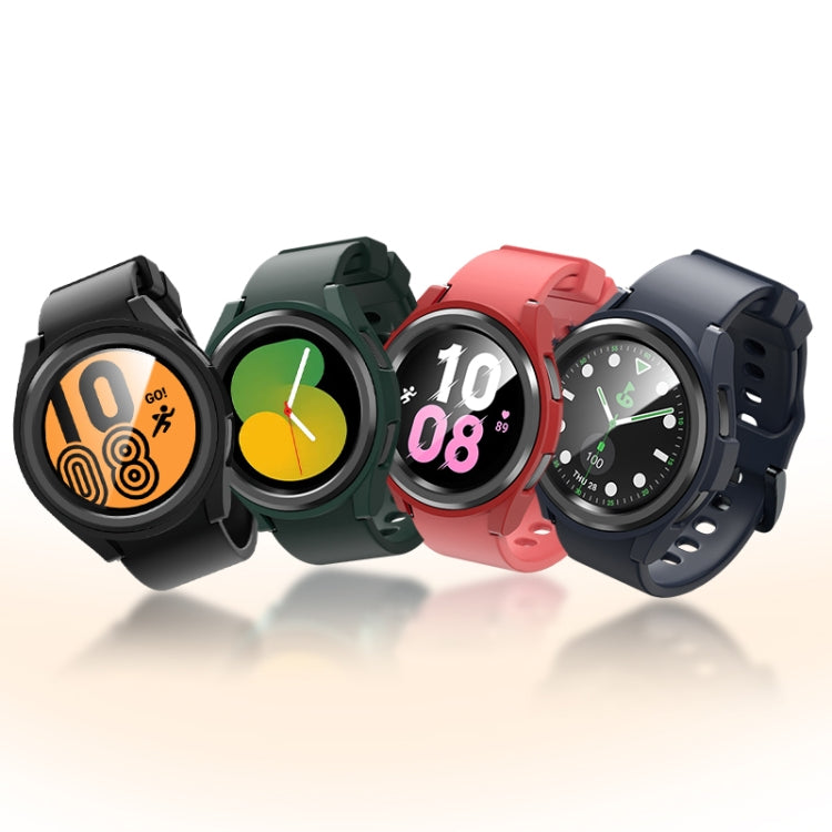 For Samsung Galaxy Watch 6 Classic 43mm Half-inclusive PC Watch Protective Case(Rose Gold) - Watch Cases by PMC TechLife | Online Shopping South Africa | PMC TechLife