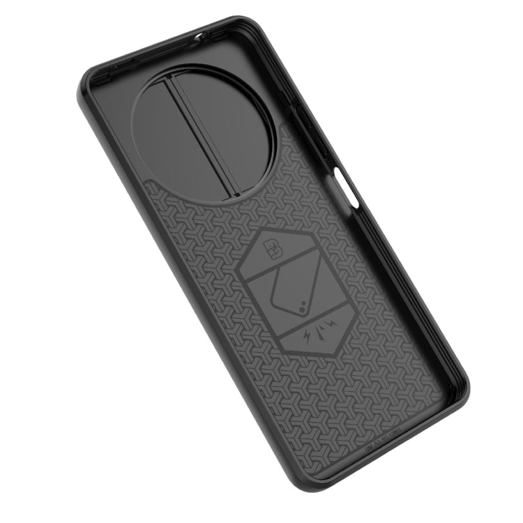 For Xiaomi Redmi A3 4G Global Sliding Camshield TPU + PC Shockproof Phone Case with Holder(Black) - Xiaomi Cases by PMC TechLife | Online Shopping South Africa | PMC TechLife