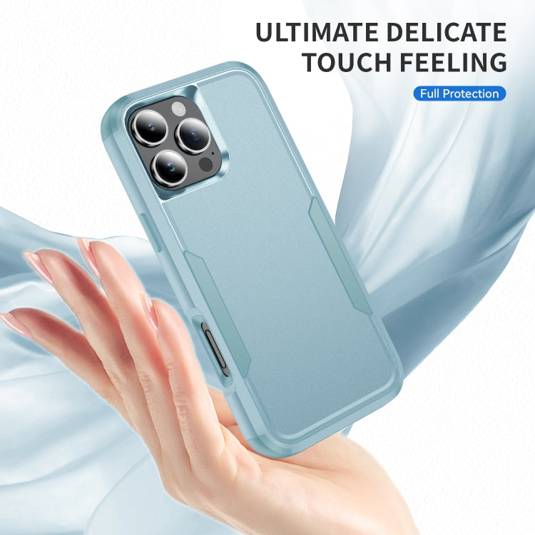 For iPhone 16 Pro Max Commuter Shockproof TPU + PC Phone Case(Grey Green) - iPhone 16 Pro Max Cases by PMC TechLife | Online Shopping South Africa | PMC TechLife | Buy Now Pay Later Mobicred