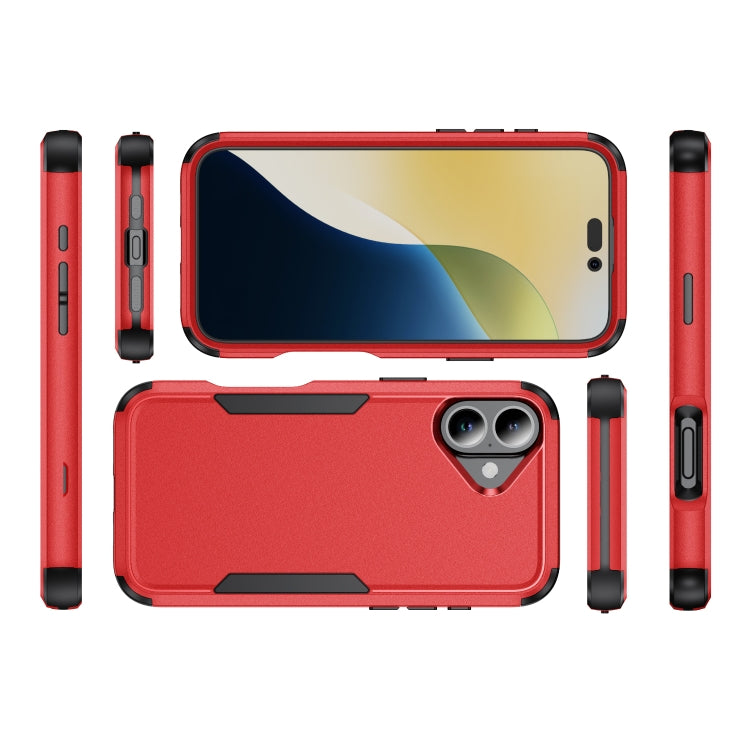 For iPhone 16 Plus Commuter Shockproof TPU + PC Phone Case(Red+Black) - iPhone 16 Plus Cases by PMC Jewellery | Online Shopping South Africa | PMC Jewellery | Buy Now Pay Later Mobicred