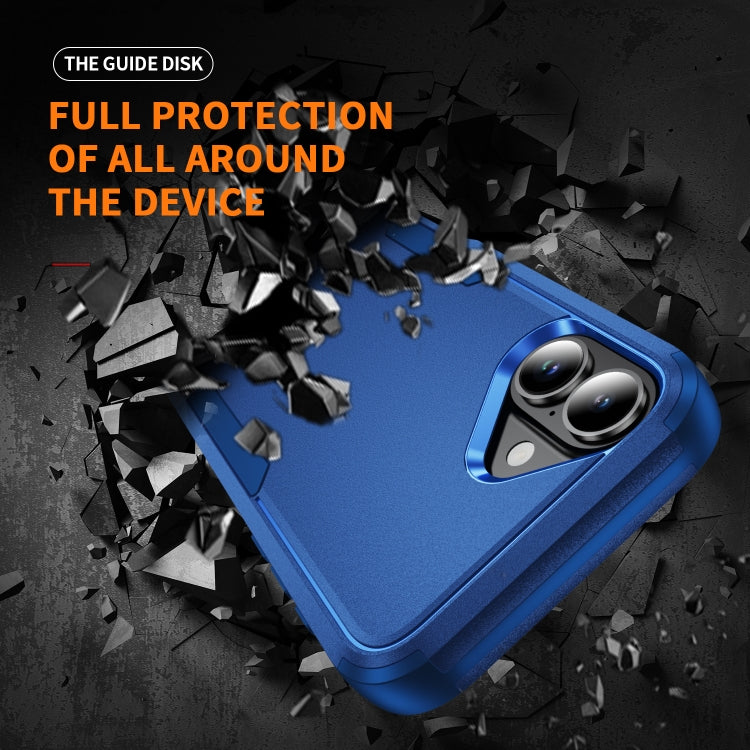 For iPhone 16 Commuter Shockproof TPU + PC Phone Case(Royal Blue) - iPhone 16 Cases by PMC TechLife | Online Shopping South Africa | PMC TechLife | Buy Now Pay Later Mobicred