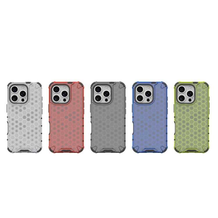For iPhone 16 Pro Max Honeycomb Shockproof Phone Case(White) - iPhone 16 Pro Max Cases by PMC TechLife | Online Shopping South Africa | PMC TechLife | Buy Now Pay Later Mobicred
