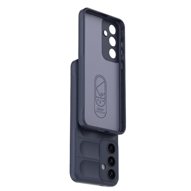 For Samsung Galaxy S24+ 5G Magic Shield TPU + Flannel Phone Case(Dark Grey) - Galaxy S24+ 5G Cases by PMC TechLife | Online Shopping South Africa | PMC TechLife