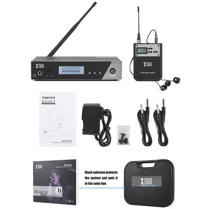 XTUGA  IEM1100 Professional Wireless In Ear Monitor System 4 BodyPacks(EU Plug) - Microphone by XTUGA | Online Shopping South Africa | PMC Jewellery | Buy Now Pay Later Mobicred