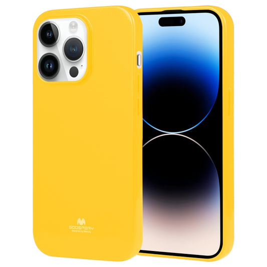 For iPhone 15 Pro Max GOOSPERY PEARL JELLY Shockproof TPU Phone Case(Yellow) - iPhone 15 Pro Max Cases by GOOSPERY | Online Shopping South Africa | PMC Jewellery | Buy Now Pay Later Mobicred