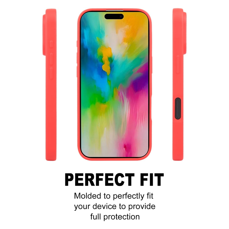 For iPhone 16 Pro GOOSPERY SOFT FEELING Liquid TPU Soft Phone Case(Red) - iPhone 16 Pro Cases by GOOSPERY | Online Shopping South Africa | PMC Jewellery | Buy Now Pay Later Mobicred