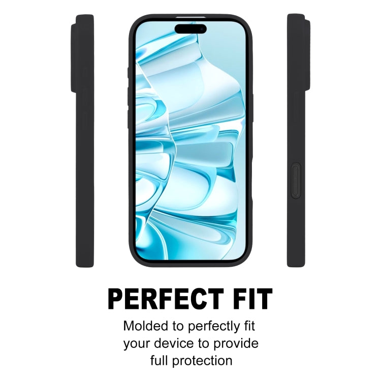 For iPhone 16 GOOSPERY SOFT FEELING Liquid TPU Soft Phone Case(Black) - iPhone 16 Cases by GOOSPERY | Online Shopping South Africa | PMC Jewellery | Buy Now Pay Later Mobicred