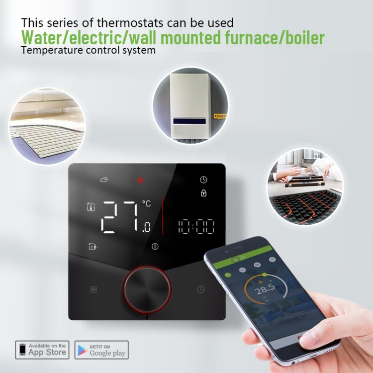 BHT-009GCLW Boiler Heating WiFi Smart Home LED Thermostat(Black) - free shipping - PMC TechLife - Order now!
