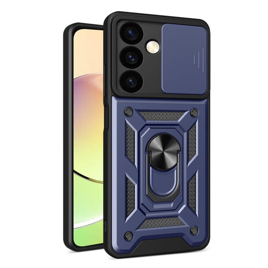 For Samsung Galaxy S24+ 5G Sliding Camera Cover Design TPU+PC Phone Case(Blue) - Galaxy S24+ 5G Cases by PMC Jewellery | Online Shopping South Africa | PMC Jewellery