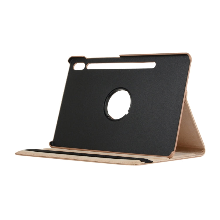 For Samsung Galaxy Tab S9 Ultra Litchi Texture 360 Degrees Rotation Holder Leather Tablet Case(Brown) - Galaxy Tab S9 Ultra Cases by PMC Jewellery | Online Shopping South Africa | PMC Jewellery | Buy Now Pay Later Mobicred